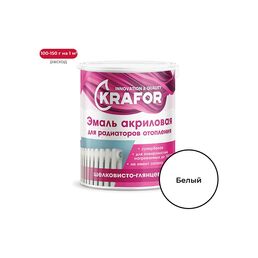 Акриловая эмаль для радиаторов KRAFOR 44987
