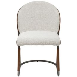 160KD-80070 Стул обеденный, экокожа кремовый/терракота 63*54*83см Garda Decor