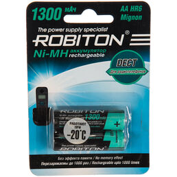 Аккумулятор 1300MHAA-2 DECT Robiton 13902