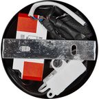 Светильник подвесной светодиодный Aurum FR5471PL-L12B 4 м² цвет серебристо-черный