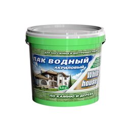 Водный лак по камню и дереву White House 14462