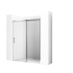 Душевая дверь Ambassador Benefit 140x200 19021103HX стекло прозрачное, профиль хром