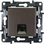 Розетка компьютерная RJ45 категория 5e UTP - Legrand Structura - магнезиум