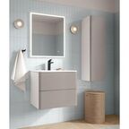 Каркас тумбы подвесной с раковиной Iddis Lahta LAH80W0i95K 50x80x47 см цвет белый
