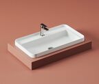 Раковина встраиваемая Artceram Fuori Scala 80 см TFL035 01 00 белая глянцевая