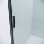 Душевой уголок Grossman Style 130x80 120.K33.05.1380.21.00 без поддона, стекло прозрачное, профиль черный матовый