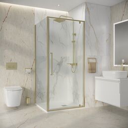 Душевой уголок Niagara Nova 90x100 NG-45-9ASG-A100SG-34 стекло прозрачное, профиль золото брашированное