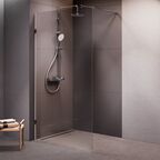 Душевая перегородка Walk In Am.Pm X-Joy 110x195 W94WI-110-F1-MTE стекло прозрачное, профиль хром