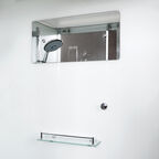 Душевая кабина AvaCan 120x90 D312L стекло матовое, профиль хром, левая