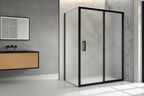 Душевой уголок Royal Bath Accord 165х110 RB 11165HPS-C-BL стекло матовое, профиль черный
