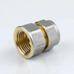 Муфта комбинированная Aquasfera 1/2"x20 мм ВР латунь 027-8716