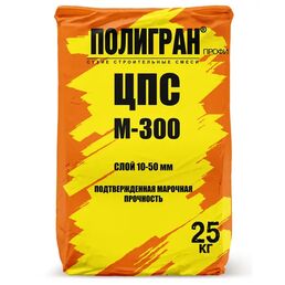 Пескобетон М300 Полигран 25 кг
