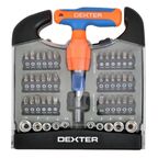 Отвёртка с набором насадок Dexter 48 предметов