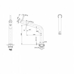 Смесители для ванны Bravat OZEN F7354388CP-ENG