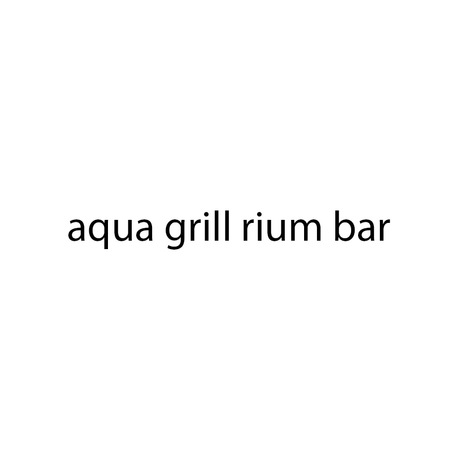aqua grill rium bar