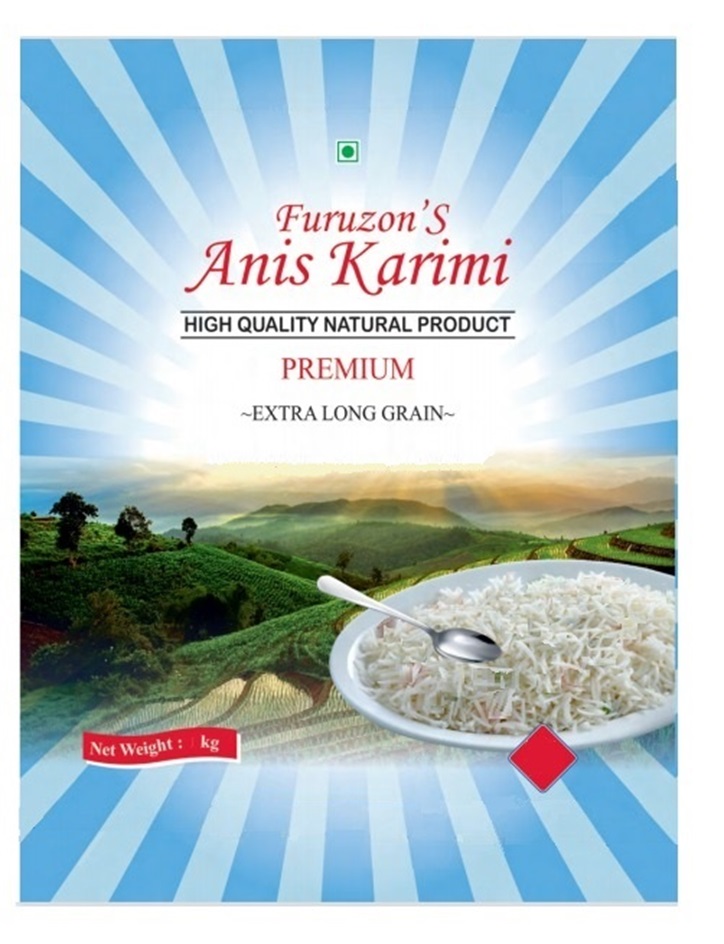(e)  FuruzonS  Anis Karimi  HIGH QUALITY NATURAL PRODUCT  PREMIUM EXTRA LONG GRAIN