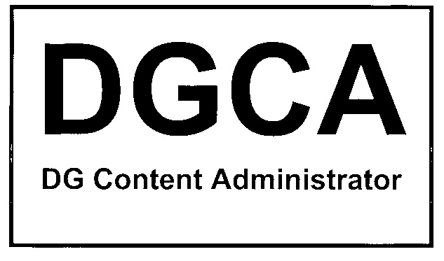 DGCA  DG Content Administrator
